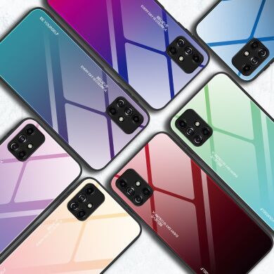 Защитный чехол Deexe Gradient Color для Samsung Galaxy M31s (M317) - Red / Black