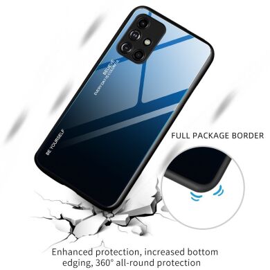 Захисний чохол Deexe Gradient Color для Samsung Galaxy M31s (M317) - Black / Blue