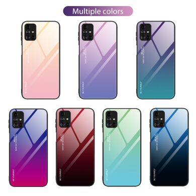 Защитный чехол Deexe Gradient Color для Samsung Galaxy M31s (M317) - Pink / Purple