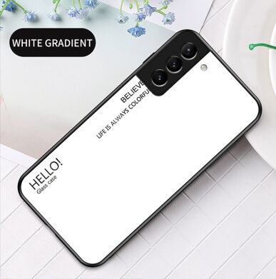 Защитный чехол Deexe Gradient Color для Samsung Galaxy S22 - White