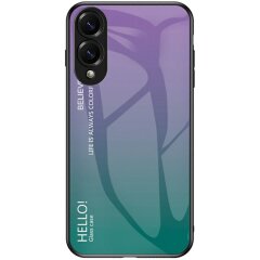 Защитный чехол Deexe Gradient Color для Samsung Galaxy S25 Edge (S937) - Purple