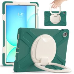Защитный чехол Deexe Hand Grip для Samsung Galaxy Tab S10 FE Plus - Green