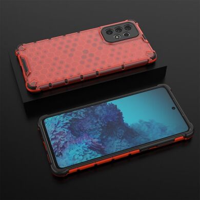 Захисний чохол Deexe Honeycomb Series для Samsung Galaxy A73 - Red