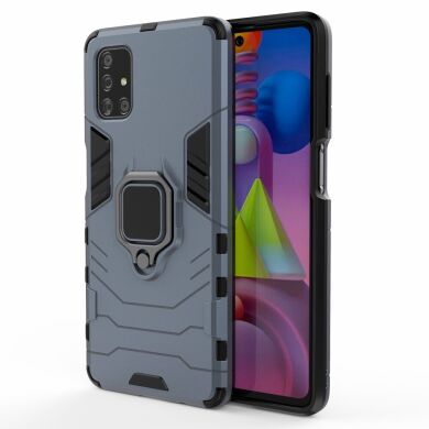 Захисний чохол Deexe Hybrid Case для Samsung Galaxy M51 (M515) - Blue