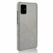 Захисний чохол Deexe Leather Back Cover для Samsung Galaxy A71 (A715) - Grey