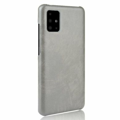 Захисний чохол Deexe Leather Back Cover для Samsung Galaxy A71 (A715) - Grey