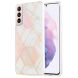 Защитный чехол Deexe Marble Pattern Samsung Galaxy S21 Plus (G996) - Pink. Фото 1 из 4