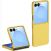 Защитный чехол Deexe Satin Case для Samsung Galaxy Flip 8 - Yellow