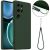 Захисний чохол Deexe Silicone Case with MagSafe для Samsung Galaxy S25 Ultra (S938) - Dark Green