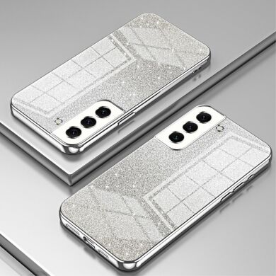 Захисний чохол Deexe Sparkles Cover для Samsung Galaxy S22 (S901) - Silver