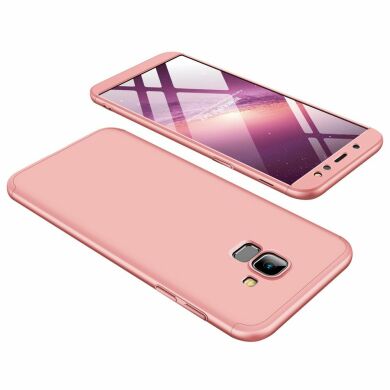 Защитный чехол GKK Double Dip Case для Samsung Galaxy A6 2018 (A600) - Rose Gold