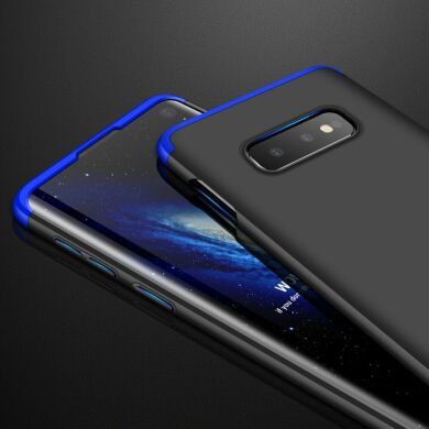 Защитный чехол GKK Double Dip Case для Samsung Galaxy S10e (G970) - Black / Blue