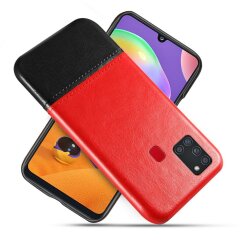 Захисний чохол KSQ Dual Color для Samsung Galaxy A21s (A217) - Red / Black