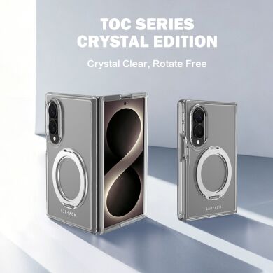 Защитный чехол LEREACH TOC Crystal MagStand для Samsung Galaxy Fold 8 - Transparent