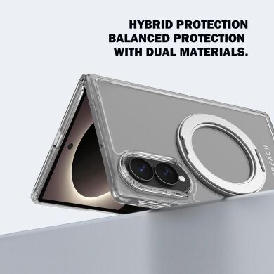 Защитный чехол LEREACH TOC Crystal MagStand для Samsung Galaxy Fold 8 - Transparent