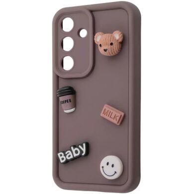 Защитный чехол Pretty Things Case для Samsung Galaxy S24 (S921) - Brown / Bear