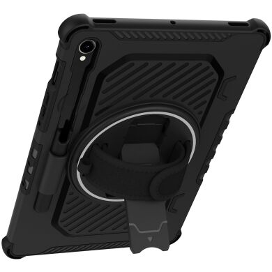 Защитный чехол Reframe Kickstand Strap для Samsung Galaxy Tab S7 / S8 / S9 / S9 FE (T870/T875/X700/X706/X710/X716/X510) - Black