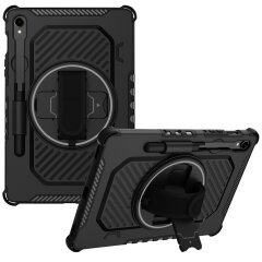 Защитный чехол Reframe Kickstand Strap для Samsung Galaxy Tab S7 / S8 / S9 / S9 FE (T870/T875/X700/X706/X710/X716/X510) - Black