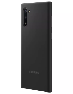 Захисний чохол Silicone Cover для Samsung Galaxy Note 10 (N970) EF-PN970TBEGRU - Black