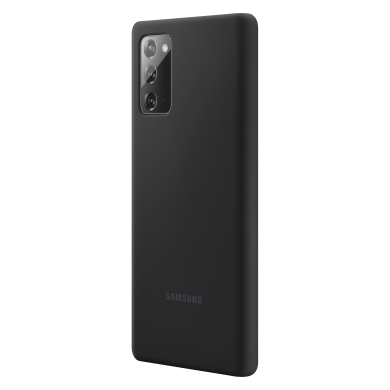 Защитный чехол Silicone Cover для Samsung Galaxy Note 20 (N980) EF-PN980TBEGRU - Black