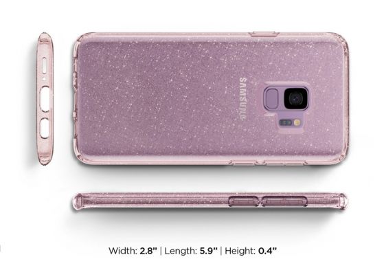 Защитный чехол Spigen SGP Liquid Crystal Glitter для Samsung Galaxy S9 (G960) - Crystal Quartz