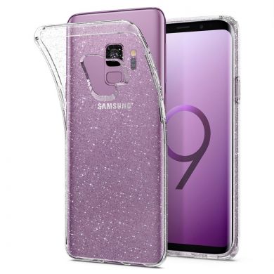Защитный чехол Spigen SGP Liquid Crystal Glitter для Samsung Galaxy S9 (G960) - Crystal Quartz