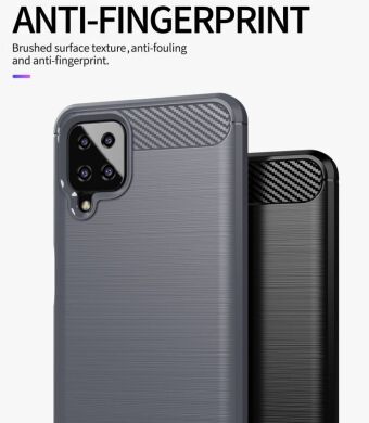 Защитный чехол UniCase Carbon для Samsung Galaxy A12 (A125) / A12 Nacho (A127) - Blue