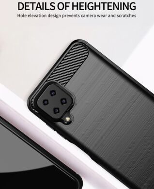Защитный чехол UniCase Carbon для Samsung Galaxy A12 (A125) / A12 Nacho (A127) - Blue