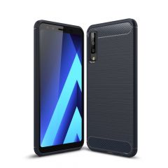 Захисний чохол UniCase Carbon для Samsung Galaxy A7 2018 (A750) - Dark Blue