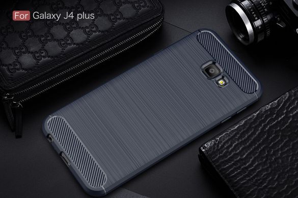 Захисний чохол UniCase Carbon для Samsung Galaxy J4+ (J415) - Dark Blue