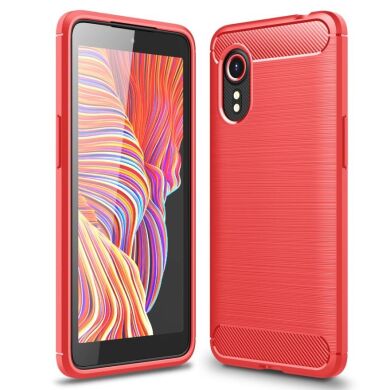Захисний чохол UniCase Carbon для Samsung Galaxy Xcover 5 (G525) - Red