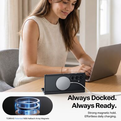 Защитный комплект TORRAS Guardian-Mag with MagSafe (FF) для Samsung Galaxy Fold 8 Ultra - Clear
