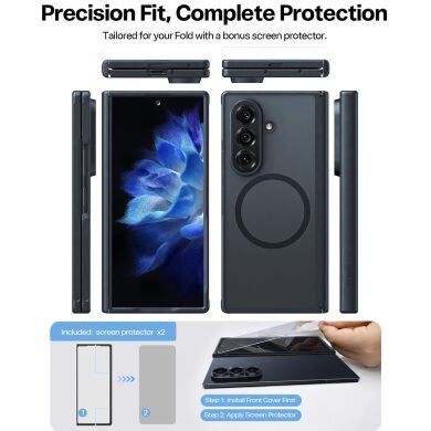 Защитный комплект TORRAS Guardian-Mag with MagSafe (FF) для Samsung Galaxy Fold 8 Ultra - Clear