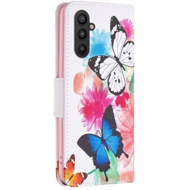 Чохол-книжка Deexe Color Wallet для Samsung Galaxy A25 (A256) - Two Butterflies
