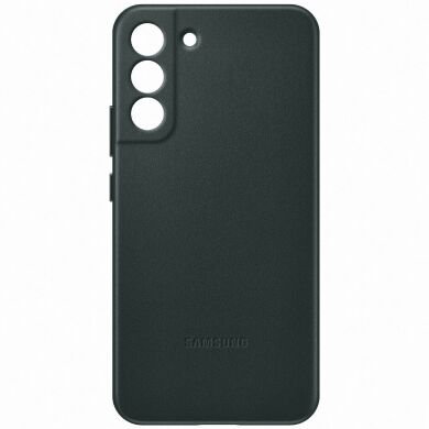 Чехол Leather Cover для Samsung Galaxy S22 Plus (S906) EF-VS906LGEGRU - Forest Green