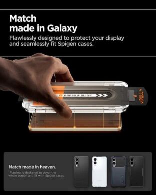 Захисне скло Spigen (SGP) Glas.tR EZ Fit Pro для Samsung Galaxy S25 Edge (S937) AGL09411