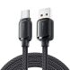 Кабель ESSAGER Jelly Bean USB to Type-C (7A, 100W, 1m) EXCT-TD01-P - Black. Фото 1 из 10