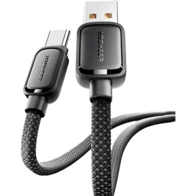 Кабель ESSAGER Jelly Bean USB to Type-C (7A, 100W, 1m) EXCT-TD01-P - Black