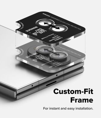 Комплект защитных стекол на камеру Ringke Camera Frame для Samsung Galaxy Fold 8 (8800380460577) - Black