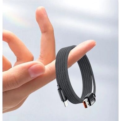 Кабель ESSAGER Jelly Bean USB to Type-C (7A, 100W, 1m) EXCT-TD01-P - Black
