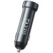 Автомобильное зарядное устройство Hoco Z54B PD60W (2Type-C) - Metal Grey. Фото 4 из 7