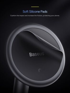 Автомобільний тримач Baseus C01 Magnetic Phone Holder (Stick-on Version) SUCC000001 - Black