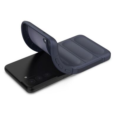 Защитный чехол Deexe Terra Case для Samsung Galaxy S21 FE (G990) - Dark Blue