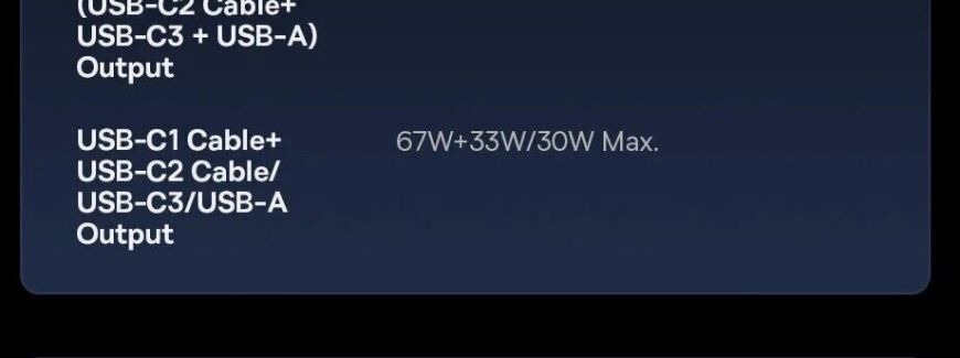 Автомобільний зарядний пристрій Baseus PrimeTrip VR2 Max PD100W+QC3.0 (Type-C + USB) + кабель 2Type-C (C02066) - Cosmic Black