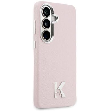 Защитный чехол Karl Lagerfeld K Metal Logo MagSafe для Samsung Galaxy S26 (S942) KLHMS26S5PGFKHGP - Pink