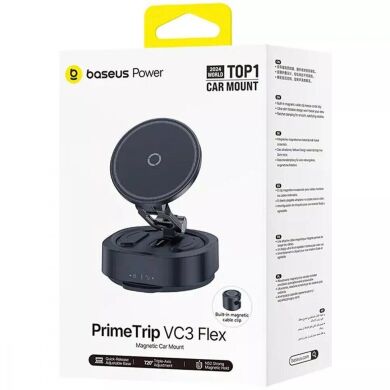 Автомобільний тримач Baseus PrimeTrip VC3 Flex Suction Type Car Mount (C0013R00) - Black
