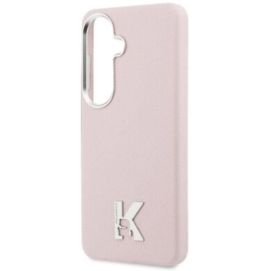 Защитный чехол Karl Lagerfeld K Metal Logo MagSafe для Samsung Galaxy S26 (S942) KLHMS26S5PGFKHGP - Pink