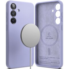 Захисний чохол Ringke Silicone Magnetic для Samsung Galaxy S25 Plus (S936) 8800274968806 - Lavender