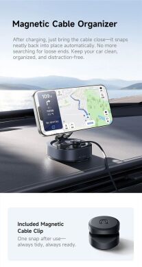 Автомобільний тримач Baseus PrimeTrip VC3 Flex Suction Type Car Mount (C0013R00) - Black