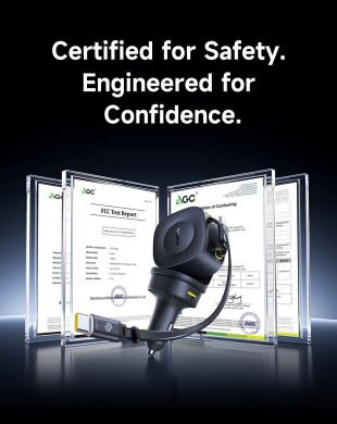 Автомобільний зарядний пристрій Baseus PrimeTrip VR2 Max PD100W+QC3.0 (Type-C + USB) + кабель 2Type-C (C02066) - Cosmic Black